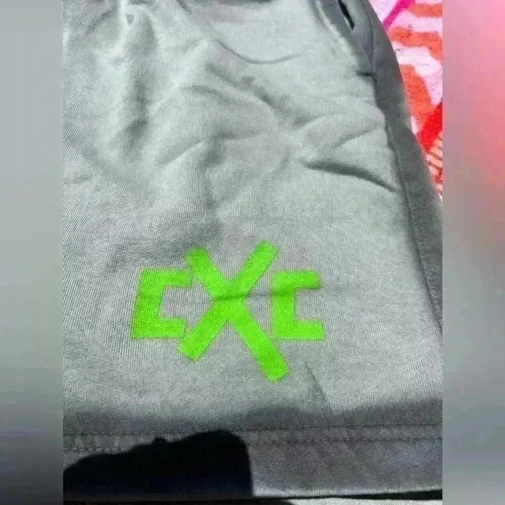 Cross Colours $90 Shorts Designed with Pride Shorts Large Gray Green‎ CXC